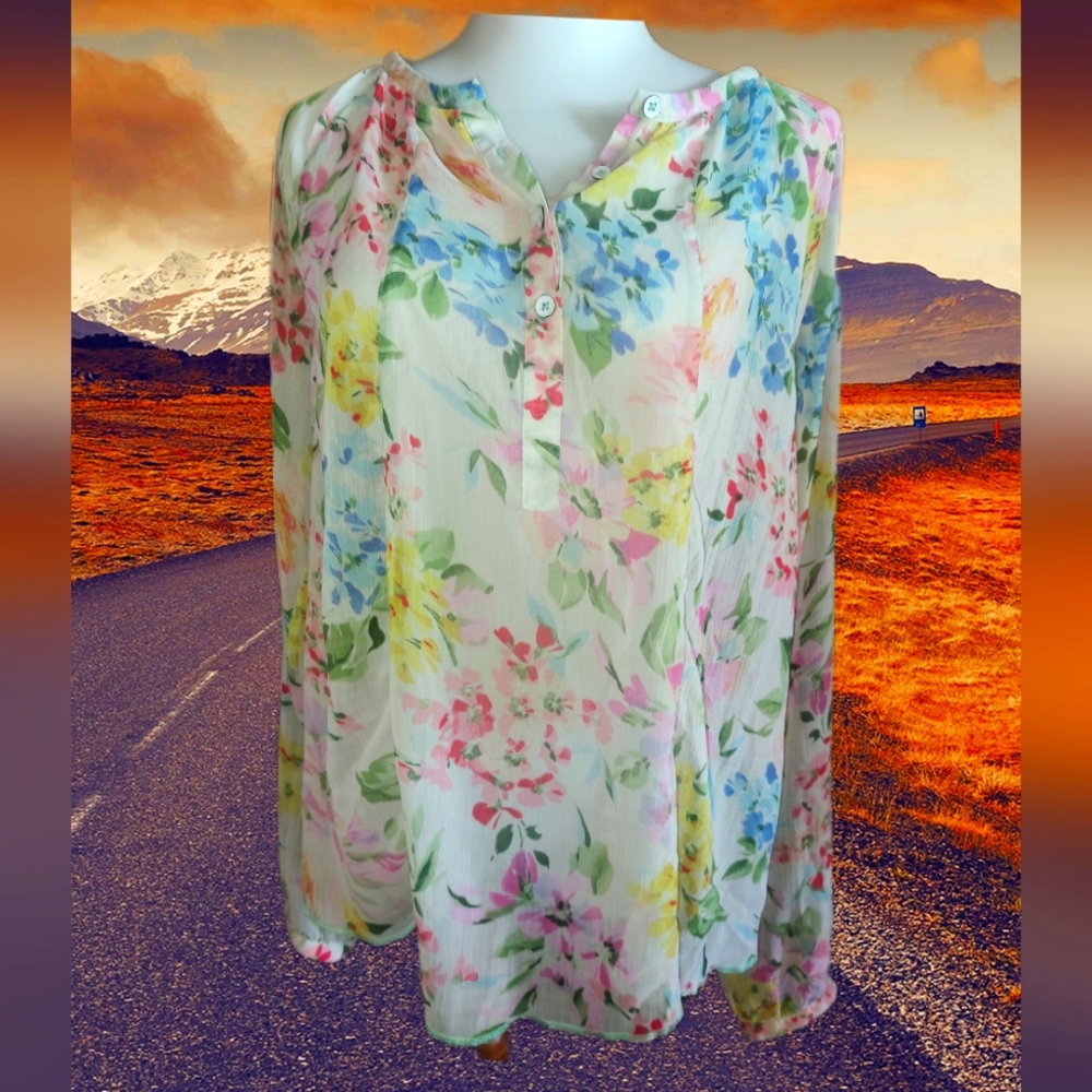 Arnold Zimberg Bright and beautiful, colorful top
